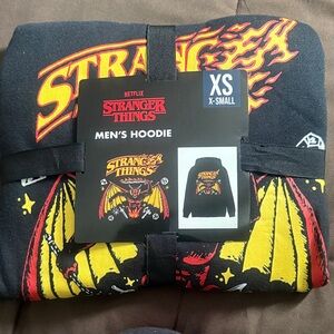 Netflix Stranger Things Hoodie with Red and Yellow Design